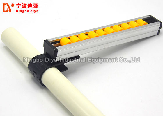 Mini Size Plastic Roller Track , Aluminium Alloy Roller Track Fluent strip 24mm Height