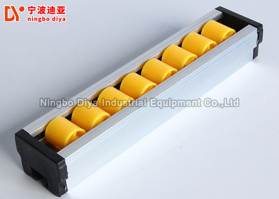 Mini Size Plastic Roller Track , Aluminium Alloy Roller Track Fluent strip 24mm Height