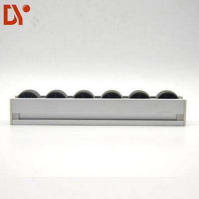 Precision Skate Wheel Fluent strip Rails For Warehouse FIFO Sliding Rack