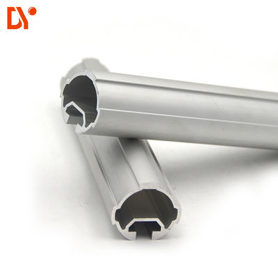 Anodic Oxidation Aluminium Alloy Pipe Diameter 43mm T-slot Aluminium tube 6063 - T5