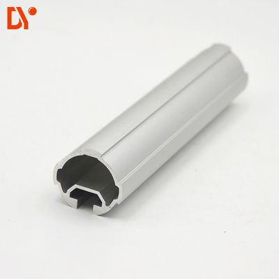 6005T6 Profile Aluminium Alloy Tube / Anodized Aluminium Pipe 2.3mm Thickness