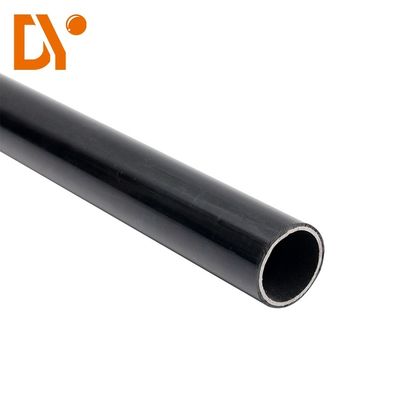 Black Steel Flexible Lean Tube PE Coated OD 28mm With ISO9001 Standard