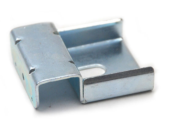 End Joint Roller Track Hardware Cold Rolled Steel Material Galvanized Surface Treatment