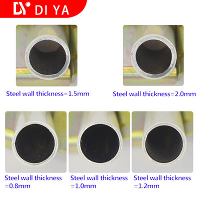 Binder Od28mm Lean Pe Coated Steel Pipe For Rack Systems