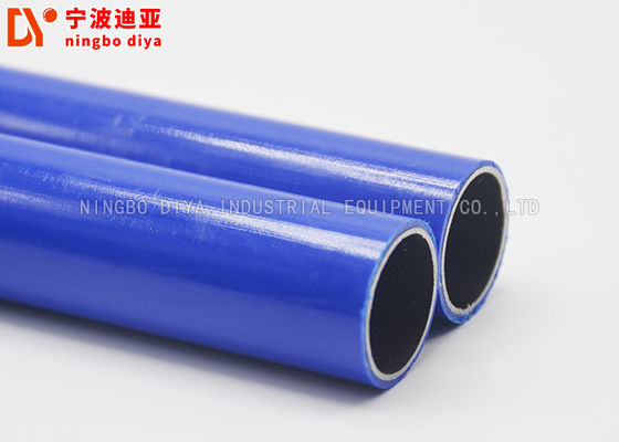 Modular pipe system OD 28mm PE Coated OEM Design Lean Pipe rack system
