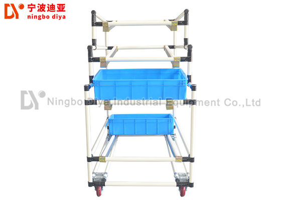 Black Color Pipe Rack Joint / Pipe Fitting System With Electrophoresis Surface