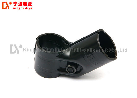 Lean Steel Tube Connectors / Steel Pipe Joints Fasten Style 2.5mm Thickness