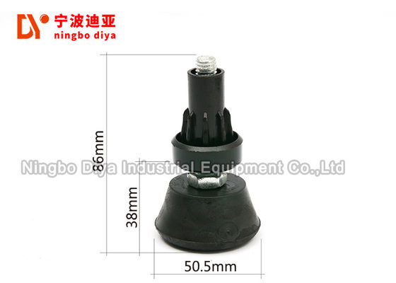 20 - 95 Shore A Hardness Black Rubber Feet For Office Furniture ISO9001