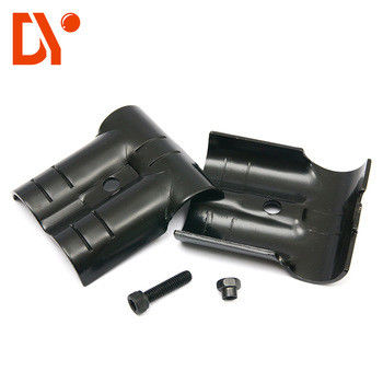 Anti Rust Black Lean Tube Connector Glossy Surface For Lean Production Line