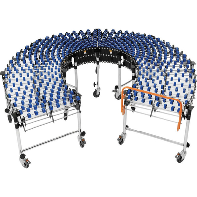 48MM Expandable Skate Wheel Conveyor Flexible Gravity