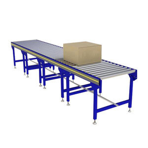 Flexible Stainless Steel Gravity Conveyor Machine Rotary Drive Box Packaging