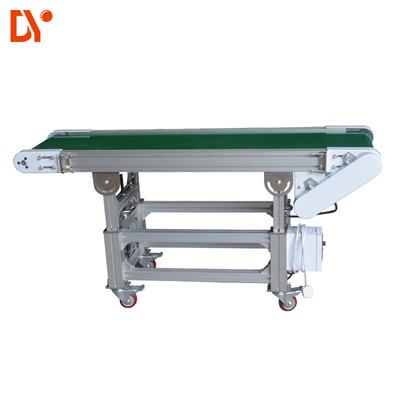 Aluminum Profile Adjustable Industrial Belt Conveyor For Workshop
