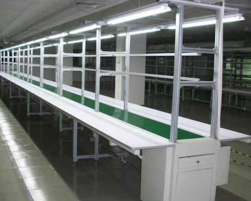 Customized Lean Pipe Conveyor Assembly Line