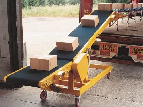 Custom Telescopic Conveyor Belt System For Truck Loading Unloading