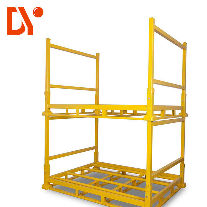 Fixing Frame Stackable Pallet Racks , Stackable Steel Pallets For Warehouse